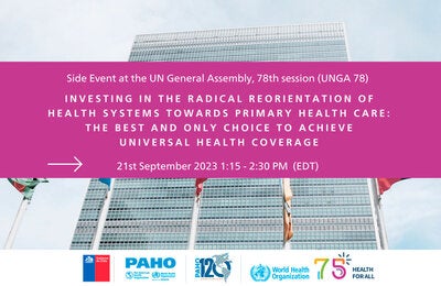 Organized by the Government of Chile, PAHO and WHO  logosOrganized by the Government of Chile, PAHO and WHO 