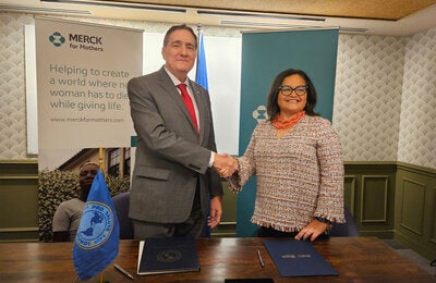 PAHO and MERCK  signed a letter of intent on a potential collaboration to improve health care and maternal health outcomes for women and mothers in the Americas.