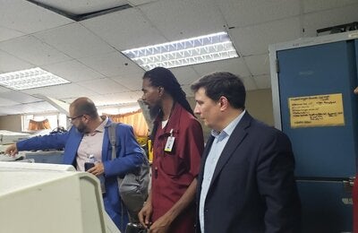 Visit to the Biomedical Engineering Department, Georgetown Public Hospital Corporation Inc