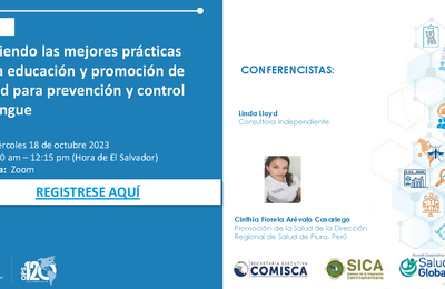 Webinario: Conociendo las mejores prácticas para la educación y promoción de la salud para prevención y control del dengue