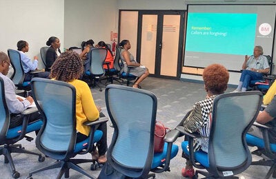 Training of hotline workers in Barbados