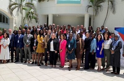 Foto grupal evento Barbados