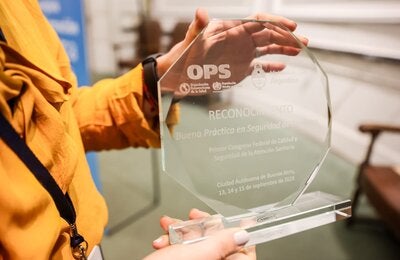 OPS Argentina y el Ministerio de Salud reconocieron a ocho instituciones por sus buenas prácticas en seguridad del paciente
