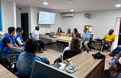 Visita de referencia para la formación THS Chocó