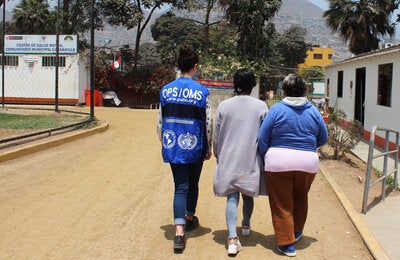 Equipo OPS acompaña a usuarios de servicios de salud mental