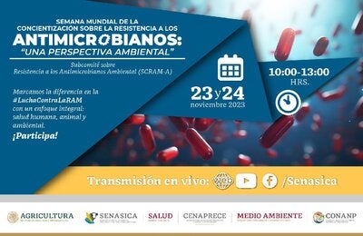 Semana Mundial de la Concientización sobre la Resistencia a los Antimicrobianos: "Una Perspectiva Ambiental"