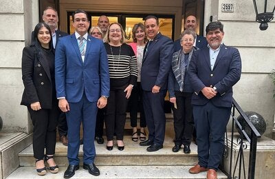 equipo CLAP y autoridades del Ministerio de Salud de República Dominicana
