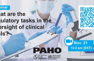  What are the regulatory tasks in the oversight of clinical trials? 