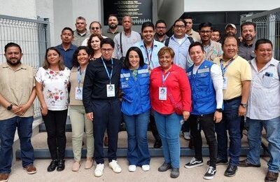 Equipo de estudio de foco de Leishmaniasis Visceral, Federal y Estatal acompañado de OPS/OMS y Fiocruz, Chiapa de Corzo.