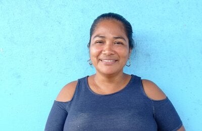 Georgina colaboradora voluntaria de la Moskitia hnd