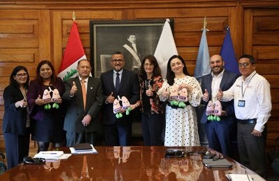 Misión de OPS/OMS con el Viceministro de Salud Pública, Dr. Ricardo Peña