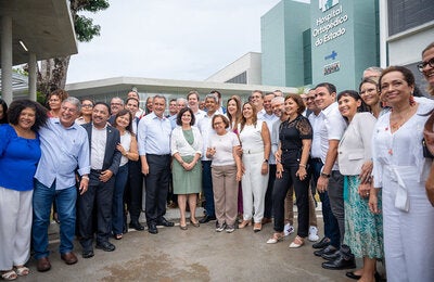 Inauguração do hospital ortopédico