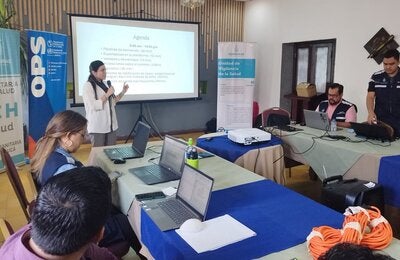 Eimy Barahona del CDC presenta avances