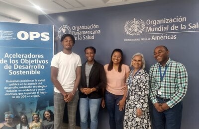 Líderes jóvenes miskitos y garífunas