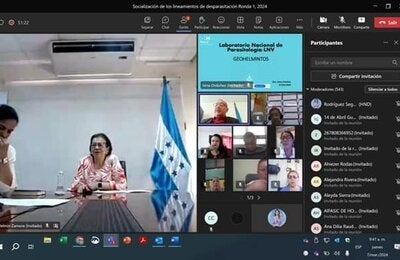 Honduras socializa los lineamientos para la desparasitación de educandos