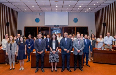 PAHO and the Korea International Cooperation Agency launched a joint project to strengthen social inclusion and access to health for migrant and refugee populations in Peru.  