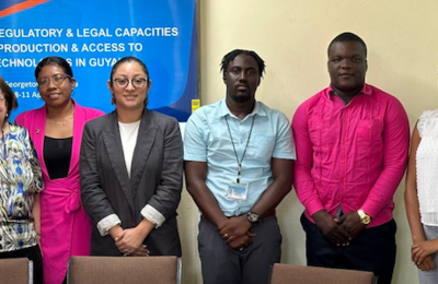 PAHO supports Guyana on strengthening regulatory and legal capacities for local production and access to health technologies
