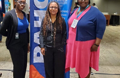 The Bahamian delegation at SARInet's 10th Anniversary.