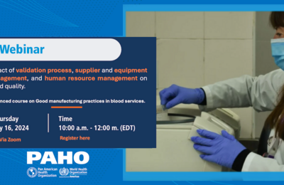 Impact of validation process, supplier and equipment management, and human resource management on blood quality