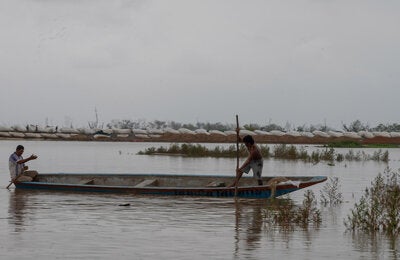 Jarillón Cara e' Gato, en La Mojana