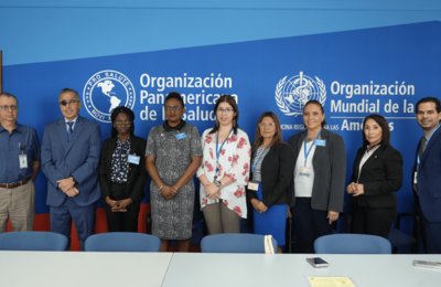 Miembros de los Comités Nacionales de Codex de Costa Rica y Guyana, así como de OPS y Panaftosa