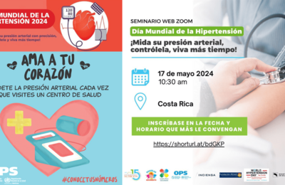 Invitación al webinar con la información de fecha, hora, lugar e inscripcion