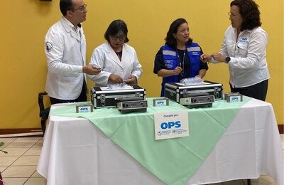 Donación de equipos de termoterapia para tratamiento de leishmaniasis cutánea 