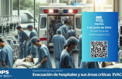 hospital emergency room - an ambulace can be seen at the entrance 