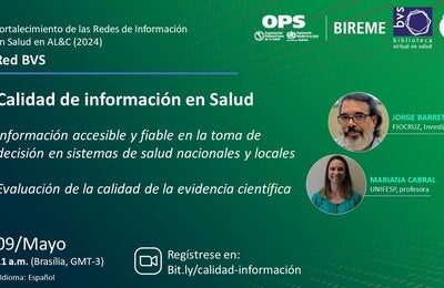 Virtual Health Library Webinar - Quality of health information