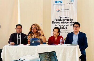 Autoridades de SESAL y OPS inauguran taller PERC