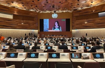 Karina Rando en 77 AMS