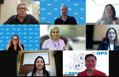Panelistas webinario fiebre Oropouche