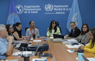 Foto de participantes de la mesa de trabajo - La Organización Panamericana de la Salud (OPS), brinda un importante aporte técnico a la salud digital mediante un taller organizado por el Ministerio de Salud (MINSA), donde expertos y representantes del sector se reunieron para validar y revisar la Estrategia Nacional para la Transformación Digital en Salud 2024-2030.