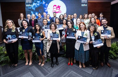 Vencedores, jurados e organizadores do prêmio