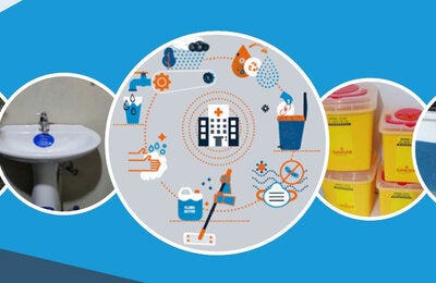 Imagen con fuentes de agua, reciclaje, etc.