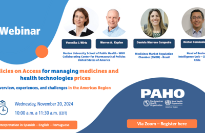 Webinar “Policies on Access managing Medicines 