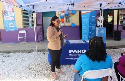 Inauguration of the water fountain at St Luke Methodist School, in Belize