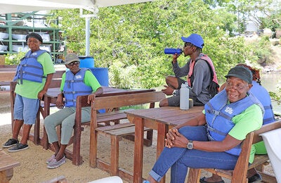 Seniors waiting to go sailing