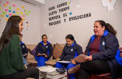 Recreación de atención en Centro de Salud Mental Comunitario
