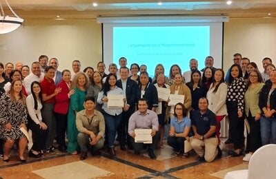 Lanzamiento de la mesa intersectorial por parte de autoridades locales con acompañamiento de OPS