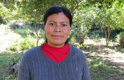 Patricia Pérez, lideresa lenca de Honduras