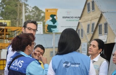 Equipo de OPS supervisa en campo resultados del proyecto CERF