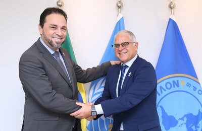 representante da Organização Pan-Americana da Saúde (OPAS) e da Organização Mundial da Saúde (OMS) no Brasil, Cristian Morales, esteve reunido com o diretor do Fundo Nacional de Saúde (FNS) do Ministério da Saúde, Dárcio Guedes Júnior