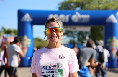 Yoenny Mayacén, ganadora maratón femenina por el 8 de marzo 2025