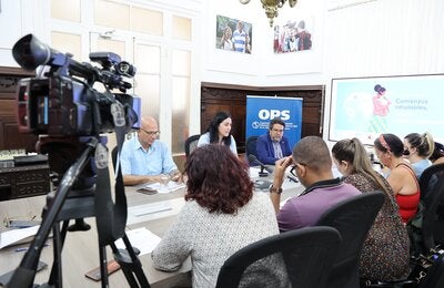 Conferencia de prensa por el Día Mundial de la Salud en OPS/OMS Cuba