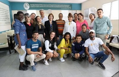 Participantes taller sobre salud sexual y reproductiva con subvención de AECID