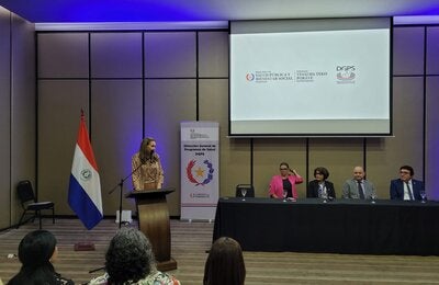 Ministra de Salud de Paraguay durante Día Mundial de la Salud