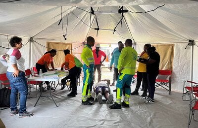 participants brb-easterncaribbean-mass-casualty-training-2025 - mobile hospital