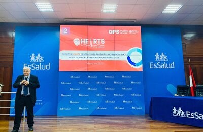 Presentación de OPS en taller organizado por Essalud en el marco del Día Mundial de la Hipertensión