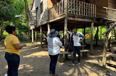 visitas domiciliarias en La Moskitia